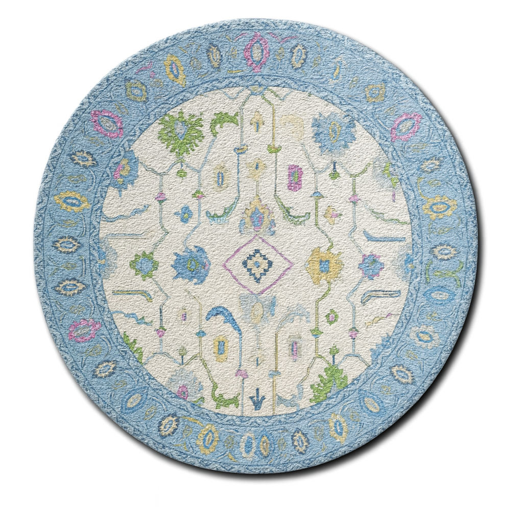 ANAVELIS - Hand Knotted Oushak Carpet
